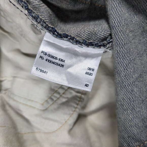 Levis 505 Jeans Mens 34X32 Blue Straight Leg Medium Wash Cotton Stretch Denim - Picture 4 of 7